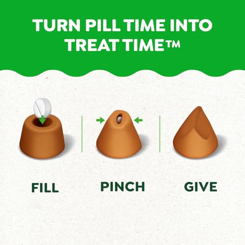 Image of Greenies Pill Pockets for Dogs Large Size, Dog Treat Pouch for Capsule Medication, Chicken Flavor, (6) 7.9 oz. Pouches
