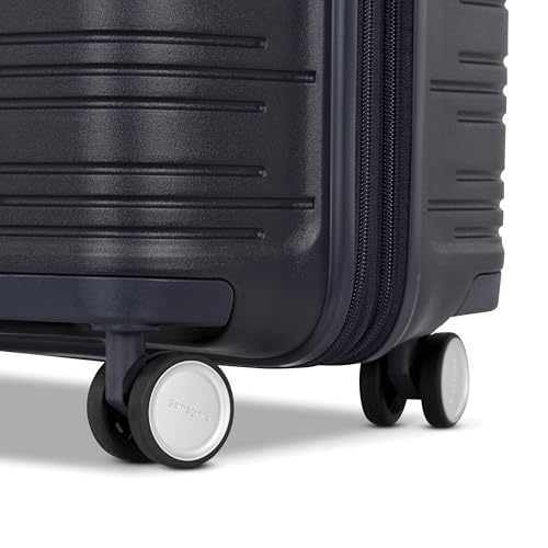 Image of Samsonite Elevation Plus - Carry-On Hardside Luggage - Scratch Resistant Polypropylene Shell, RightHeight Adjustable Handle, Integrated AirTag Holder, TSA Lock, WetPak Compartment - Midnight Blue