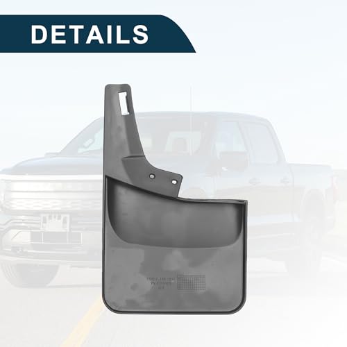 Image of Mud Flap Splash Guard for Ford F-150 2021-2024 Durable | Front & Rear Side Mudflaps with Mount Accessor 1 Set