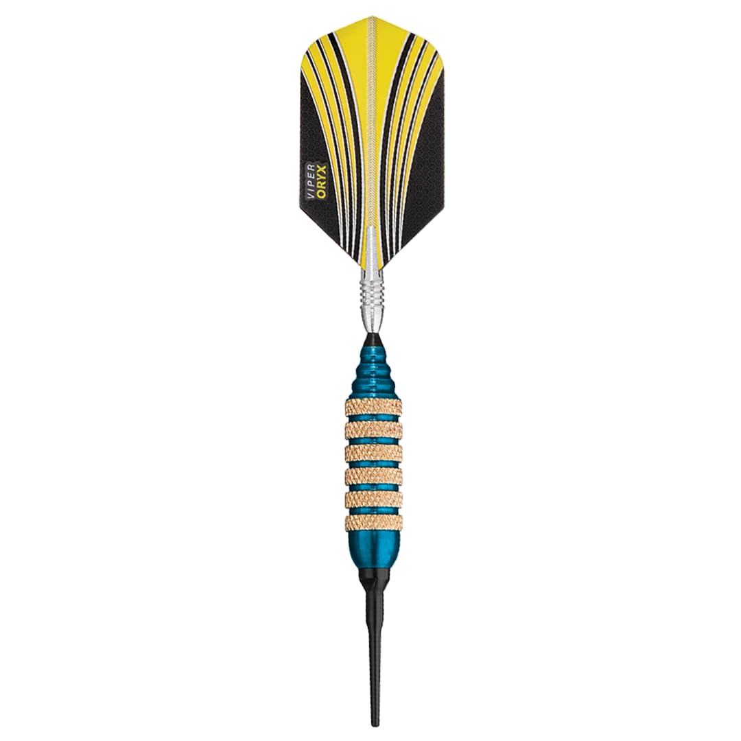 Viper Spinning Bee Dartpfeile mit weicher Spitze, mit Casemaster-Aufbewahrungs-/Reiseetui, 16 g