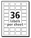 Avery Removable Print or Write Labels, White, 0.5 x 0.75 Inches, Pack of 1008 (5418)