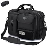 Stypos Tactical Messenger Bag, 15.6/17.3 Inch Tactical Briefcase for Man Military Laptop Bag Messenger Shoulder Bag (Black)