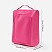 kowaku Golf Shoes Bag Pouch Golf Equipment Zippered Breathable Carrier Travel Shoes Bag for Football Hiking Outdoor Workouts Bowling, Rose red