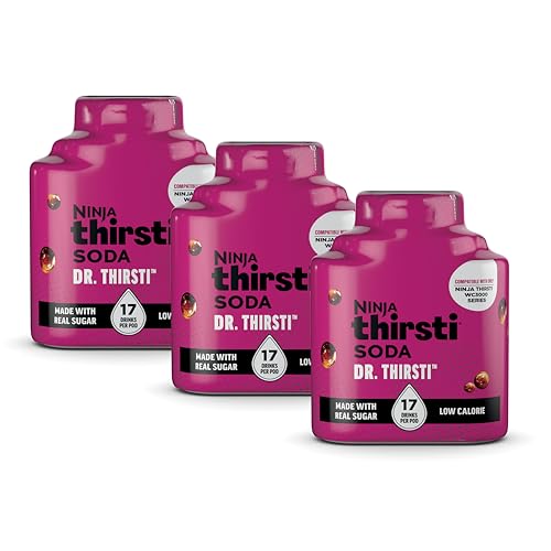 Image of Ninja Thirsti XL Low-Calorie SODA Dr. Thirsti Flavored Water Drops