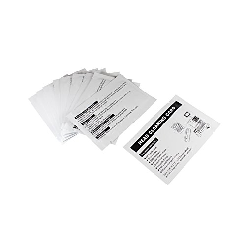ETEKJOY 10 Pack Cleaning Card for Magnetic Stripe Credit Card Reader Writer Encoder Head, POS Swipe Card Reader Terminal, CR80 Magstripe Card Swiper