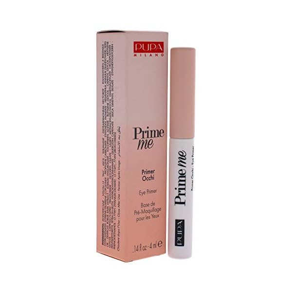 Pupa-Milano-Prime-Me-Eye-Primer-Pre-Make-Up-Eye-Base-that-Makes-Eyeshadow-Last-Longer-Evens-Out-the-Skin-Tone-and-Minimizes-Wrinkles-Lightweight-Texture-001-Nude-014-Oz PUPA Milano Prime Me Eye Primer - Smoothing And Pore-Filling Makeup Base For Eyes - Ultra Soft Texture Grips Onto Skin For Seamless Results - Ideal For All Skin Types - Oil-Free - 001 Nude - 0.14 Oz
