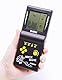 CZT Großbild-Ziegel Spielkonsole klassisches Puzzle eingebaut 23 Spiele Geschwindigkeit/Schwierigkeitsgrad einstellbar mit 2 AA-Batterien (Nicht im Lieferumfang enthalten) (Schwarz)