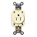 15A 5-15R 125V Receptacle Single Ivory - Pack Of 6