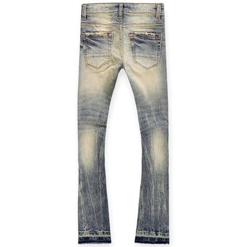 Kids Sean Knee Shred Stacked Jeans (Vintage)2