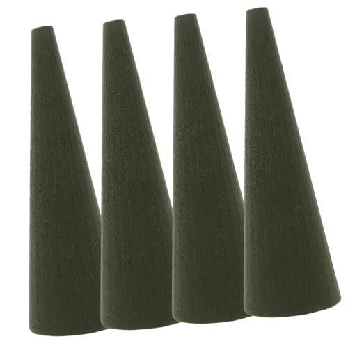 ULDIGI Floral Craft Mud 4pcs Cone Shape Flower Mud Blocks Flower Arrangement Material Practical for Home Decor Floral Art Projects