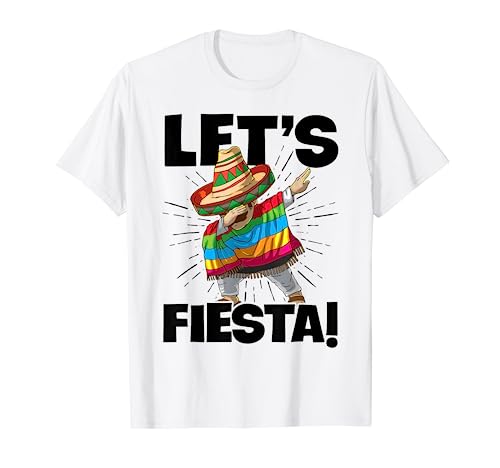 Let's Fiesta Cinco De Mayo Sombrero Mexicain Taco T-Shirt