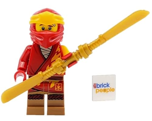 Ninajgo Core: Kai Minifigure con spada d'oro a doppia lama - Lego - Immagine 1