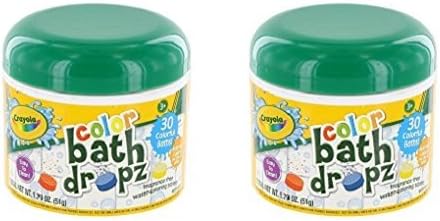 Play Visions Crayola Bath Dropz 2.68 oz,45 tablets (Pack of 2)
