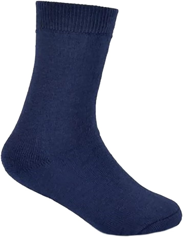 12 Pk Boys Warm Socks for Winter | Heatguard | Thick Cozy Thermal Socks for Kids