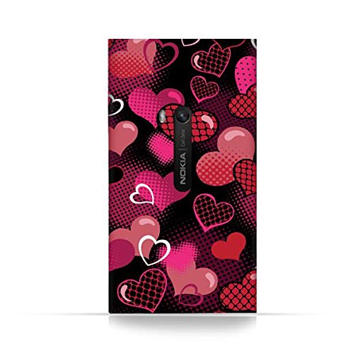 AMCNokia Lumia 920 TPU Silicone case with Valentines Hearts Design