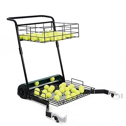 7RiversART Cortacésped de coleccionista de pelotas de tenis | Easy Ball Collection - Coaching Trolley Cover