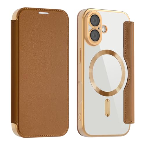 yRFID wʃNAEMagsafeΉz iPhone 17 p P[X 蒠^ JY Sʕی Xgbvz[ XL~Oh~ J[h[ ACtH17 ݊i Jo[ (uE)