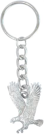 Amazon.com: PP Falcon Keychain Pewter : Automotive