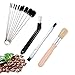 Macchina da Caffè per Pennello 4 Pezzi Pennello Pulizia Macchina Caffè Caffè Brush Cleaner Macchina Pennello Caffe Pennello Caffè Caffè Spazzola di Pulizi per Pulizia della Polvere di Caffè