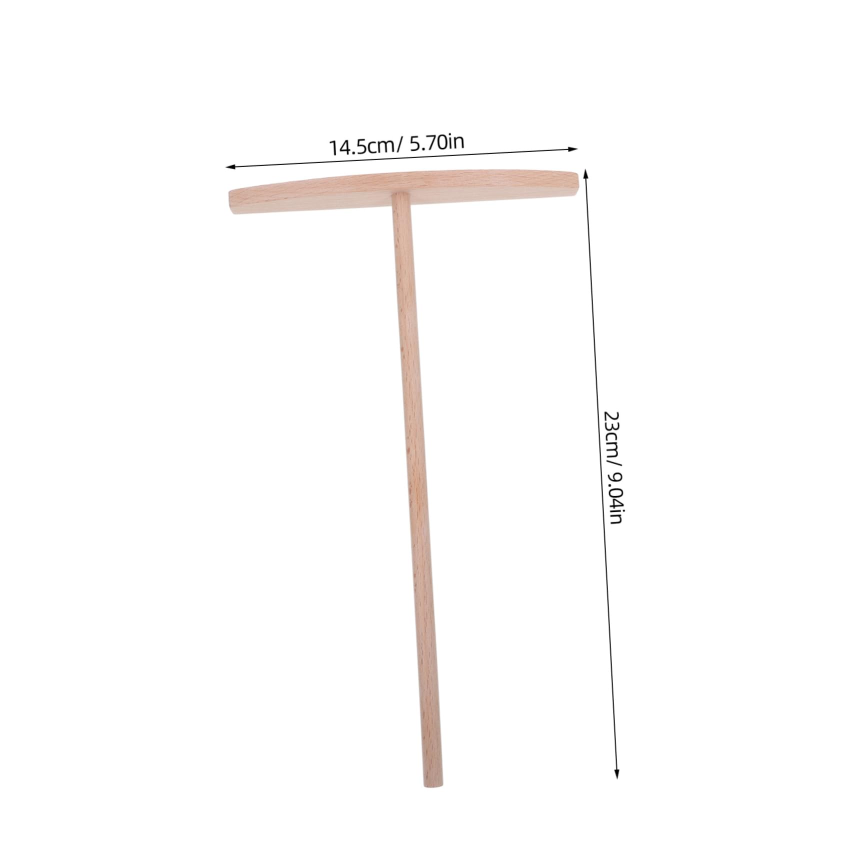 KICHOUSE Pancake Dispenser Wooden Spreader Tool for Evenly Spreading Perfect for Household