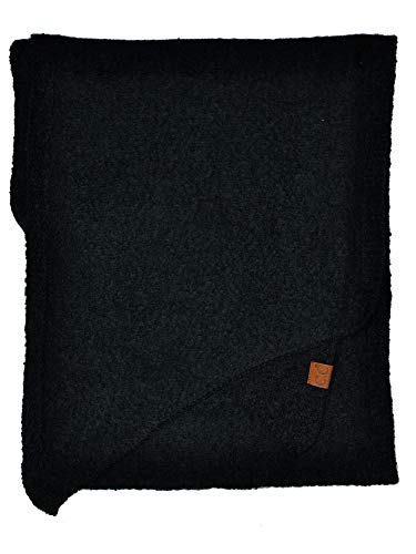 C.C Women's Boucle Knit Bias Cut Whipstitched Edged Long Scarf Wrap4