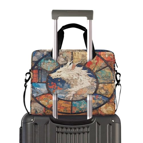 Funda de portátil de viaje 15.6 pulgadas con asa y correa miniatura 4