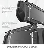 Mumba Obudowa do Nintendo Switch OLED 2021, seria Blade, poliuretan termoplastyczny, ochrona, akcesoria kompatybilne z Nintendo Switch OLED i Joy-Con, Czarna
