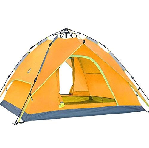 Tente de camping 3-4 personnes étanche et respirante en tissu Oxford