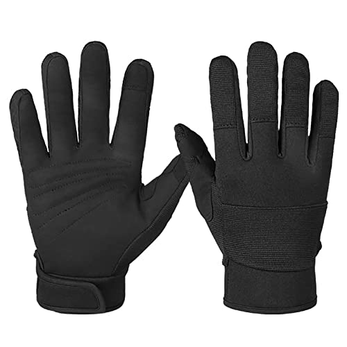 Gants de jardinage en cuir pour rosiers avec fermeture velcro réglable homme femme