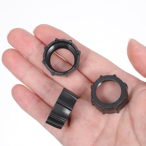6 Pcs Car Phone Mount Replacement Parts Tightening Nut for Replacement Screw-On Parts Adapter Phone Holder Tightening Nut Screw-On Bracket Holder Ring for DVR Camcorder Wireless Charger