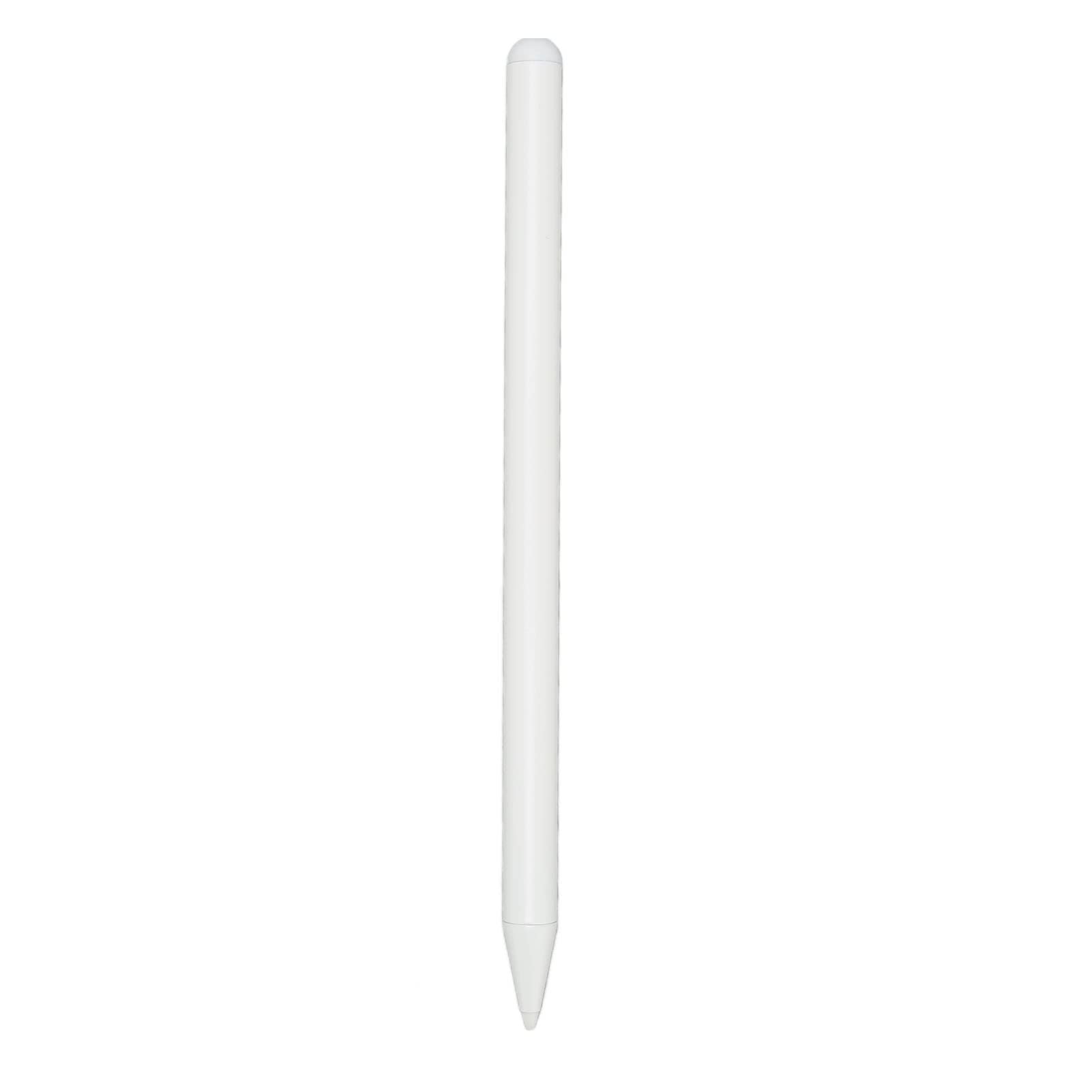 Lápiz óptico para Tableta, Lápiz Táctil de Escritura Brillante, Operación Simple, Sensor de ángulo de Inclinación con Indicador LED para Dibujar para Niños (White)