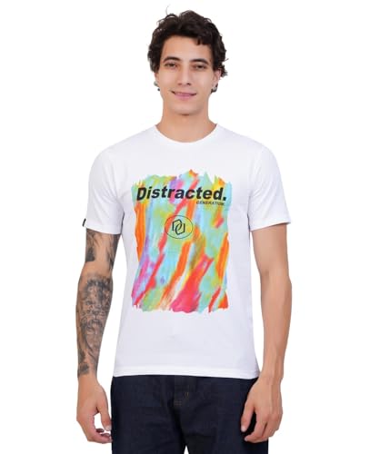 Image of Men's Super Combed Cotton Round Neck Half Sleeve T-Shirt | Soft Breathable Cotton Fabric | Stylish Comfortable Wearfor Men | Quality Regular Fit