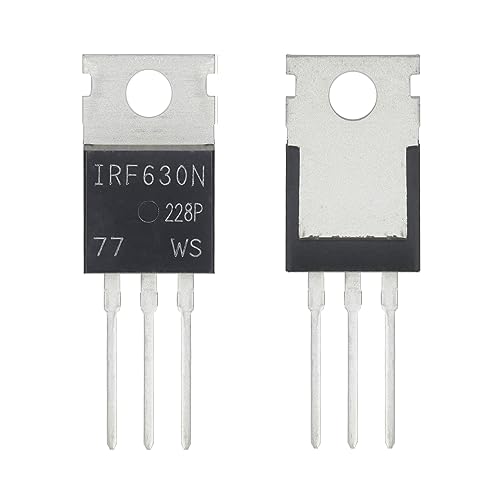 Image of IRF630 MOSFET Transistors 9A 200V IRF630PBF N-Channel Power Transistor 9 Amp 200 Volt TO-220 (Pack of 10Pcs)