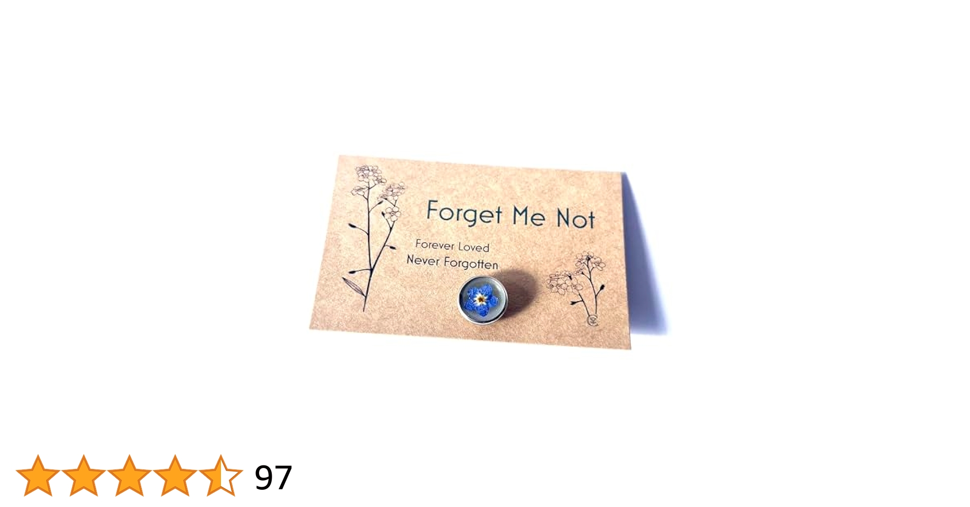 Forget Me Not Memorial Gift Bags Funeral Favors Celebration