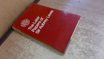 Hardcover The later papers of Sir Aubrey Lewis ([Maudsley monographs]) Book