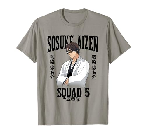 Bleach Sosuke Aizen Squad 5 Anime T-Shirt