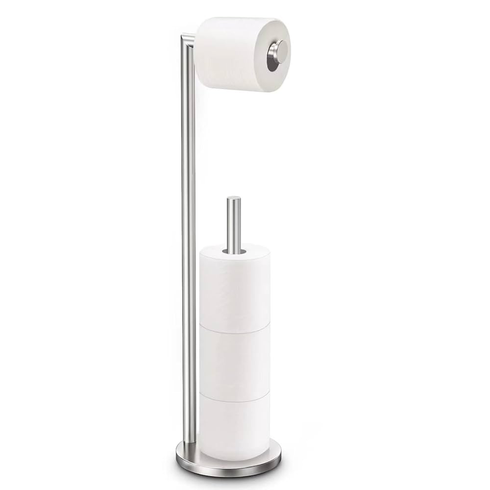 トイレ収納 Toilet paper holder Amazon.com: Toilet Paper Holder Stand, Toilet Paper Stand