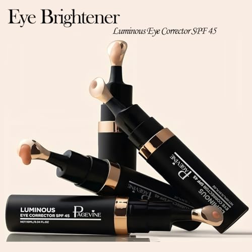 Luminous Eye Corrector SPF 45 – Corrector y Iluminador Hidratante para Ojeras, Manchas y Manchas Brillantes, Acabado Radiante Maquillaje de Ojos Ligero (# 03) - imagen 3