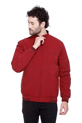 Image of RARE TIMES Winter Reversible Bomber Jacket For Men | Mens Quilted standard length Puffer Jacket | Full Sleeve Mens Jacket