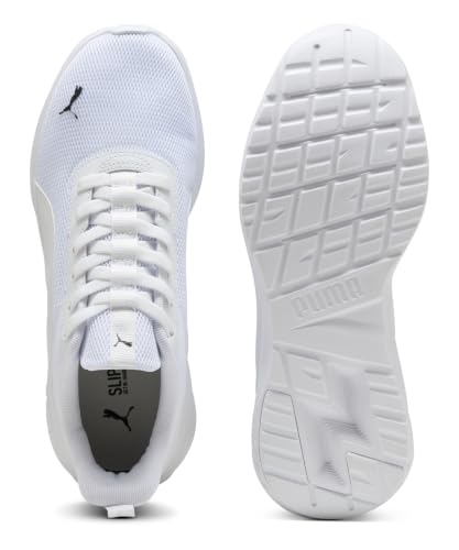 PUMA ANZARUN 2 LITE SLIPTECH Unisex-Sneaker, Weiß, Weiß, Schwarz, 9 UK – Ansicht 4