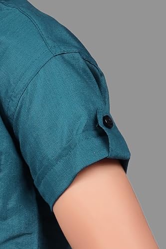 Image of Boy's Regular Fit Cotton Blend Shirts
