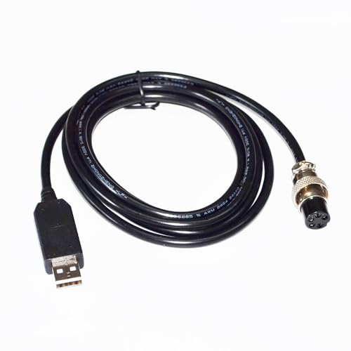 RIKYJIC FT232RL Chip USB Male to Small Air Header 5 Pole Female RS232 Serial Communication Cable Data Cable for Yaohua XK3190-A12+E Weighing Indicator/Instrument with PC(1.8 Meters)