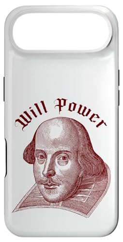 WILL POWER Funny William Shakespeare ���w�~�[�� �X�}�z�P�[�X iPhone Air �p
