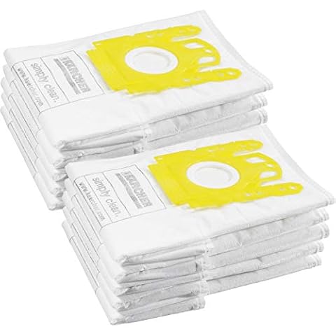 2 x KÄRCHER Vliesfilterbeutel für Staubsauger 5 Stück Cover