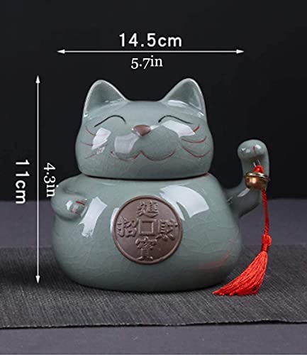 NAIQIUHUO Cane/Gatto Urn, Creative Cat Ceramic