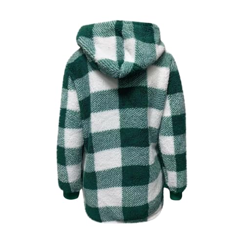 Womens Flannel Shacket Jacket Casual Plaid Long Sleeve Shirt Trendy Oversized Coats Fall Clothes Winter Outfit 20253