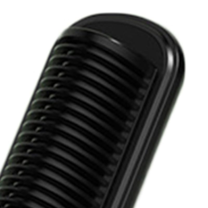 Miniatura 5 de Peine alisador de cabello Termostato inteligente de iones negativos de doble uso para salón de casa Enchufe de EE. UU. 220V (negro)