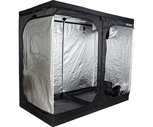 Hydrofarm LHT44 Lighthouse 2.0-Controlled Environment Tent, 4' x 4' x 6.5', Black