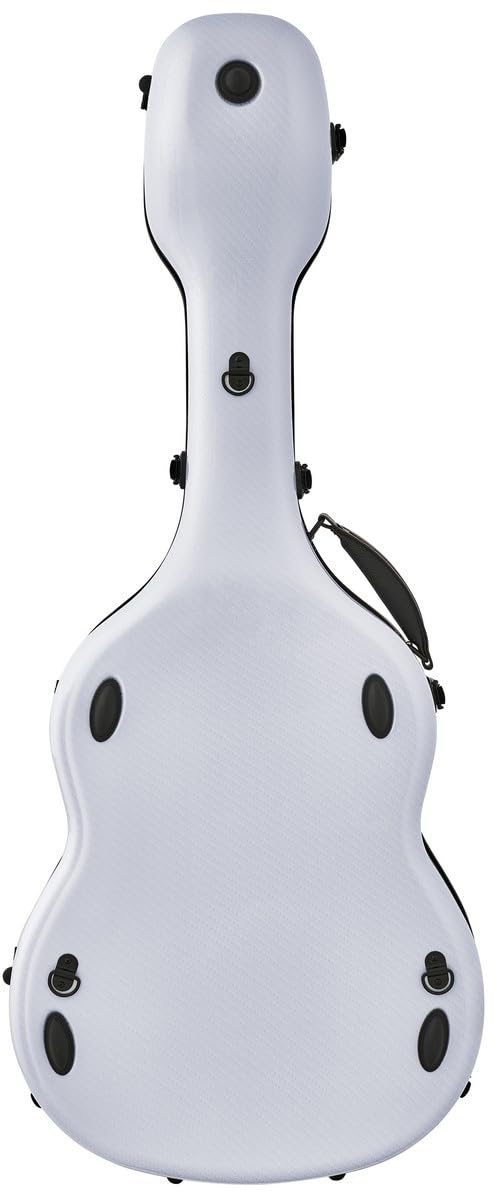 M-Case Sagomata Custodia per chitarra Classica 39” - 4/4 Fiberglass Ultra Light special argento