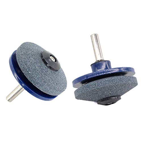 AISEN 2X Universal Sharpener Grinding Stone for Garden Tools Lawnmower Grinding Stone Knife Sharpener Mower Knife